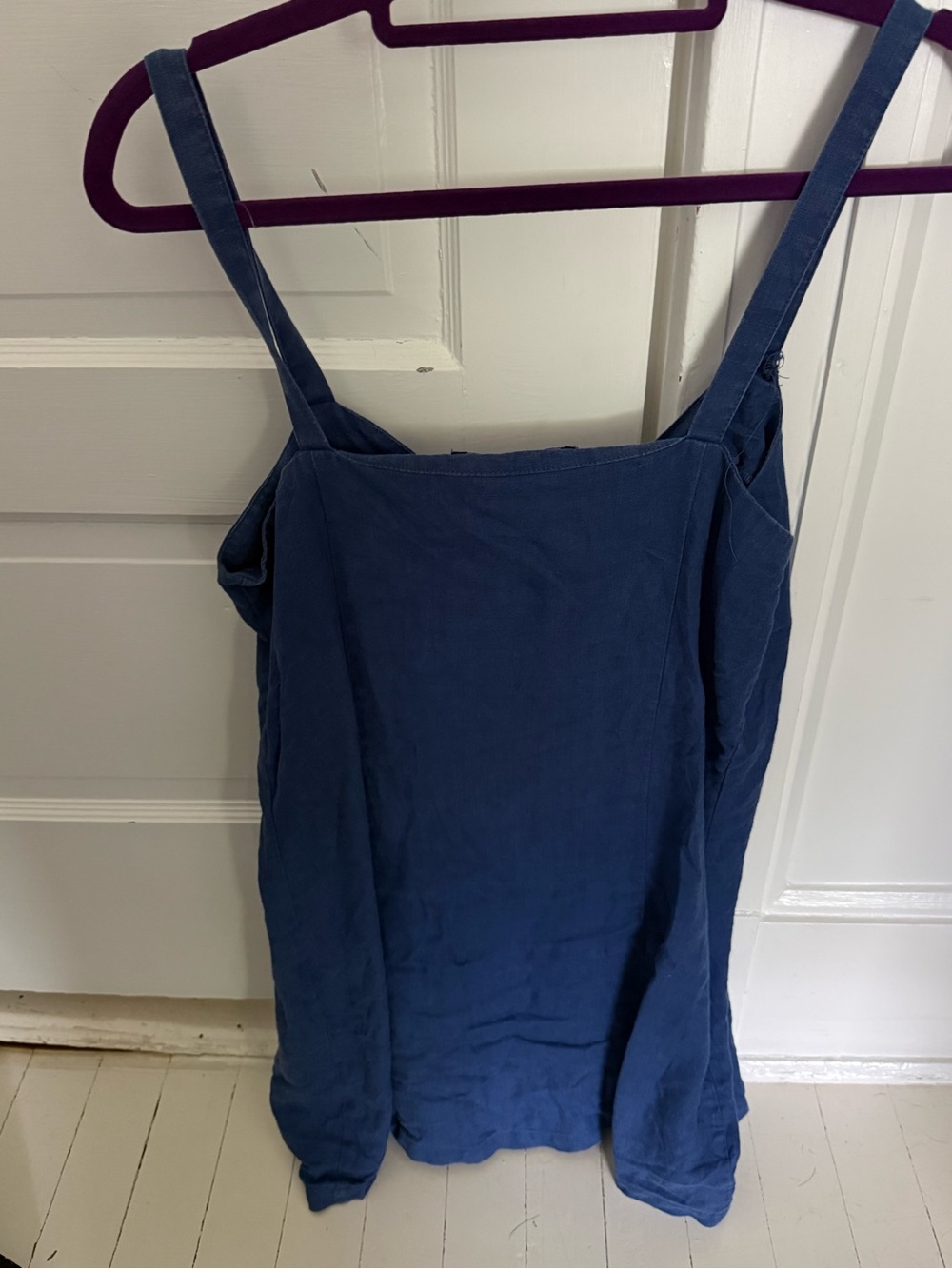 Zara Linen Blend Dress Size M - Picture 4 of 7